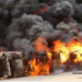 Fire Engulfs Diesel-Laden Tanker in Lagos State