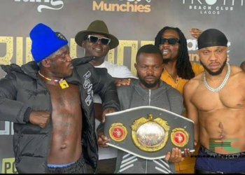 Nollywood Actor Cries Foul After Boxing Loss to “Funny Guy” Singer Portable!