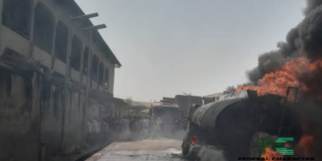 Kwara State Tanker Explosion Destroys Shops, Viewing Center