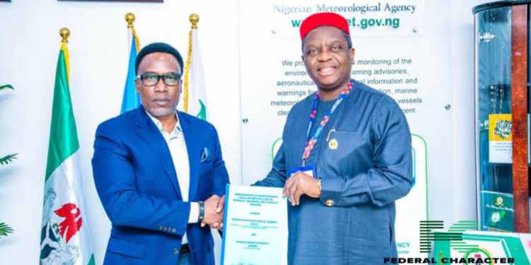 NiMET Partners UNIZIK to Build Weather Station
