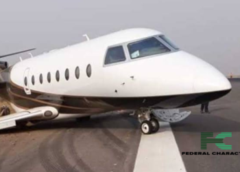 Narrow Escape: Private Jet Overshoots Runway In Ibadan