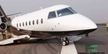 Narrow Escape: Private Jet Overshoots Runway In Ibadan