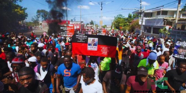 Unrest in Haiti as Police Shoot Tear Gas as Citizens Storm the The Streets In Protest