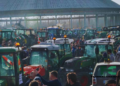 Farmers Tractors Congest Spanish City Streets as They Protest EU Policy