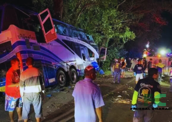 Thailand: Bus Crash Kills Driver, Injures About 13 Danish Passengers