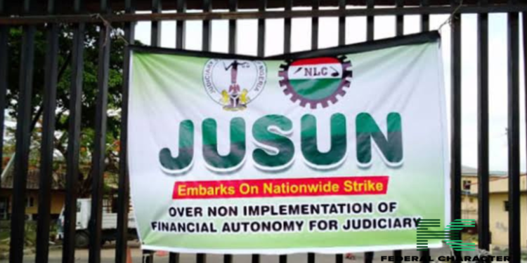 JUSUN Bars Court Gates in Ogun, Begins Warning Strike