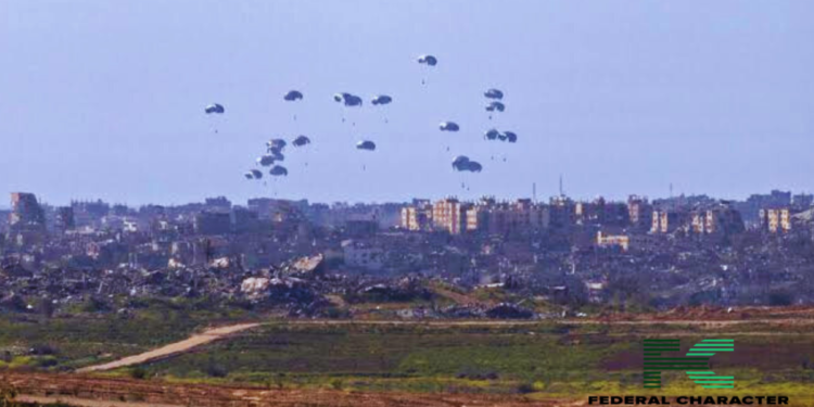 Isreal-Gaza War: 5 People Die in Gaza After Aid Package Parachute Fails to Deploy
