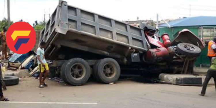 Tragedy Strikes in Onitsha As Woman Gets Mowed Down By Truck