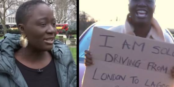 Nigerian Content Creator Drives All the Way from London for a Hero’s Welcome!