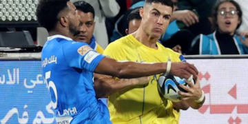 Controversy Erupts: Cristiano Ronaldo Sent Off Amid Alleged Elbow Incident in Saudi Super Cup Clash