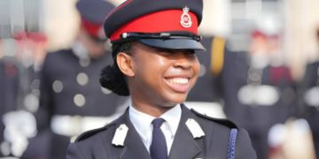 First Nigerian female graduates from prestigious UK Military Academy