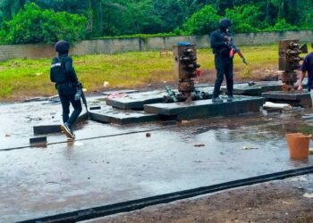NSCDC Uncovers Illegal Refinery with 100,000 Litres of Stolen Crude Oil in Rivers State
