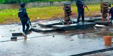 NSCDC Uncovers Illegal Refinery with 100,000 Litres of Stolen Crude Oil in Rivers State