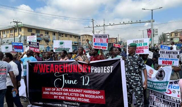 June 12: Nigerians Defy DSS Warning, Stage Protest on Democracy Day