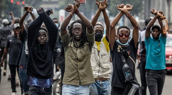 Kenyan Youth Stage Peaceful Occupation of Parliament to Protest Government Finance Bill