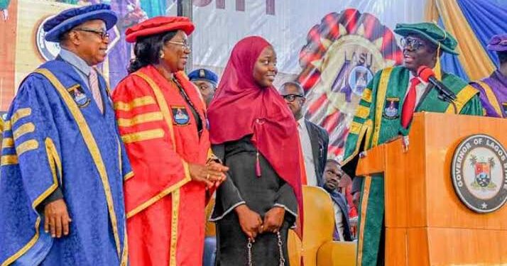 LASU’s Best Graduating Student receives N10 million from Sanwo-Olu