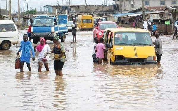 Downpour Floods Lagos Roads and Homes
