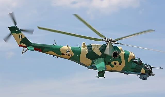 Nigerian Air Force Helicopter Crashes in Kaduna State