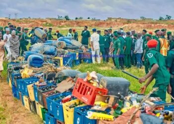 Hisbah Destroys N60 million worth of Alcohol and Narcotics in Katsina