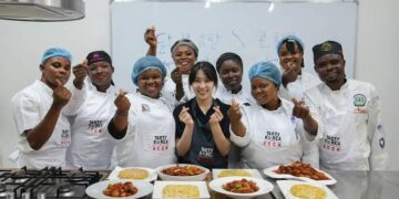 Six Nigerians Youth Take Part In Korean Cooking Program