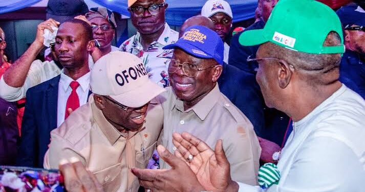 Shaibu’s APC Return Declared “Nature of Politics” by Oshiomhole