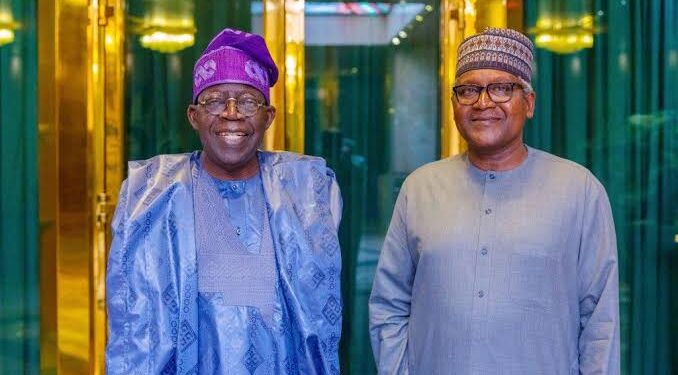 Dangote’s Emotional Response to Tinubu’s Leadership