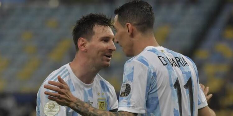Messi Hopes Di Maria Ends International Career on a High Note in Copa América Final