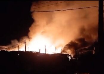 Fire Outbreak Destroys Property Worth Millions of Naira in Lagos Plank Market