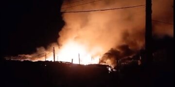 Fire Outbreak Destroys Property Worth Millions of Naira in Lagos Plank Market