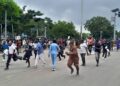 Hoodlums Disrupt #EndBadGovernance Protest in Lagos