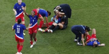 Fifth Olympic Women’s Football Gold Won by U.S. With 1-0 Triumph Over Brazil
