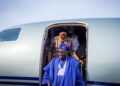 Tinubu Returns Home To Nigeria After Trip to China, UK