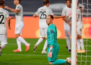 Ter Stegen Subbed Off After Suffering Knee Injury in Barcelona’s Clash Against Villarreal