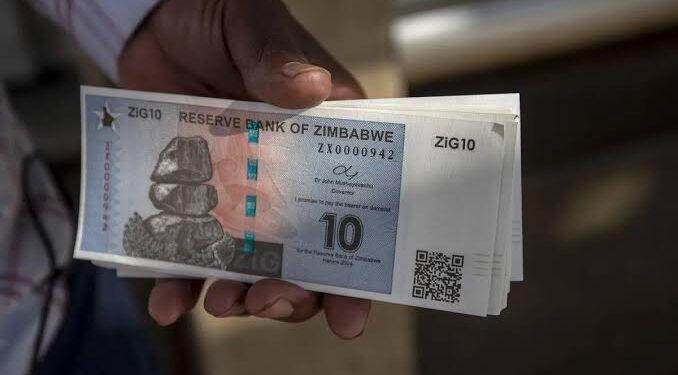 Zimbabwe’s New Currency, ZIG Plummets 40% Against USD