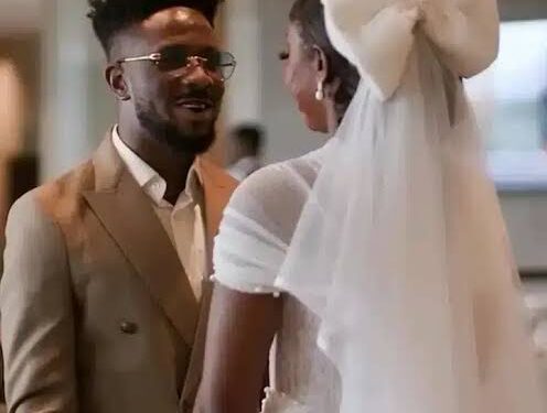 Prudent Gabriel And Peterson Okopi’s Dreamy White Wedding