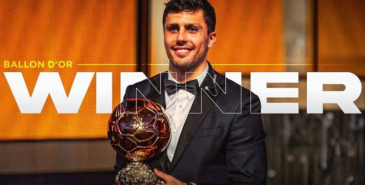 Rodri Wins 2024 Ballon d’Or Ahead of Vinicius Jr and Bellingham