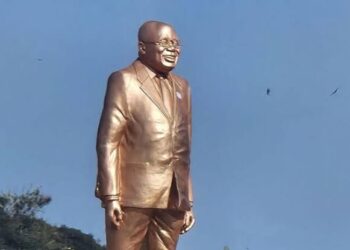 Ghana’s President Faces Backlash Over Self-Unveiled Statue