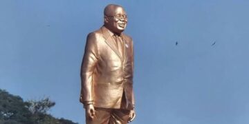 Ghana’s President Faces Backlash Over Self-Unveiled Statue