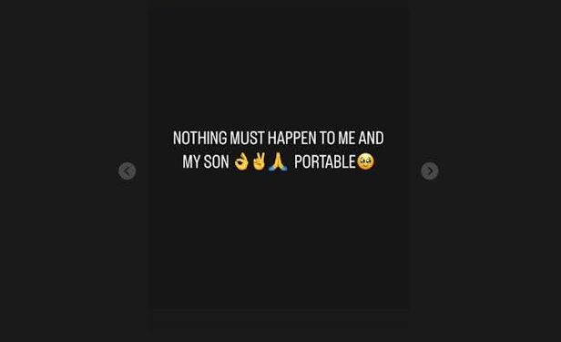 Queen Dami Warns Portable: Nothing Must Happen To Me Or My Son