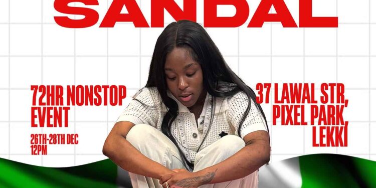 Liz Sanya To Break Guinness Record With Giant Sandal In Lagos