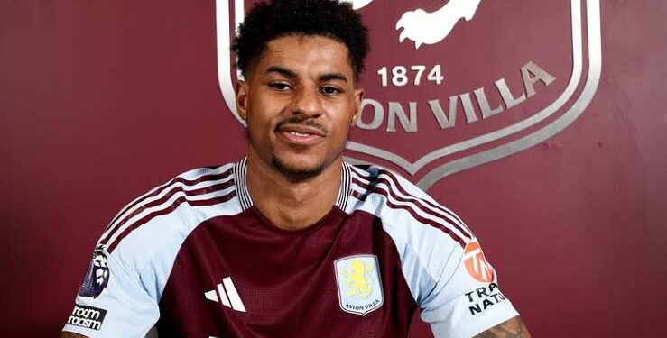 Rashford Loaned to Aston Villa, Aiming for Champions League Triumph