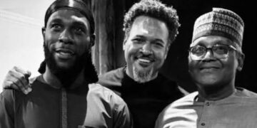 Burna Boy Joins Dangote For Ramadan Iftar At His Residence