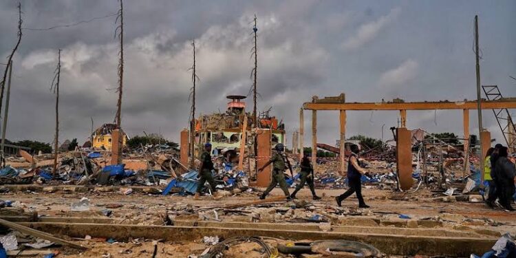 One Dead, Three Injured In Lagos Grenade Blast At Scrap Yard