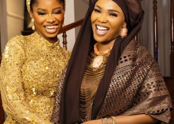 Iyabo Ojo Flaunts Outfit For Daughter Priscilla’s Wedding Today