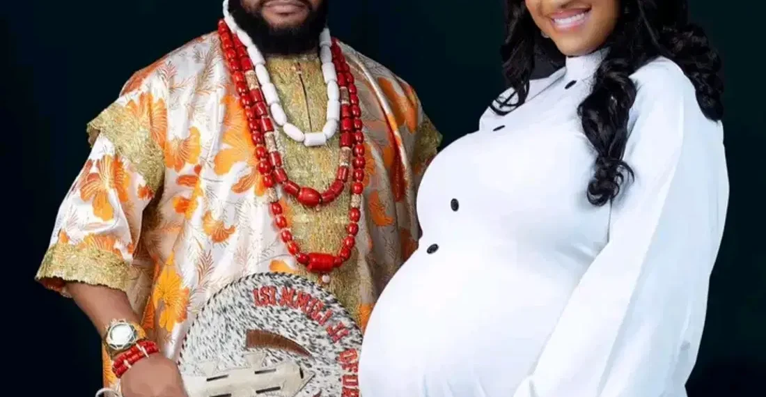 Yul Edochie, Judy Austin Celebrate Arrival Of Baby Girl