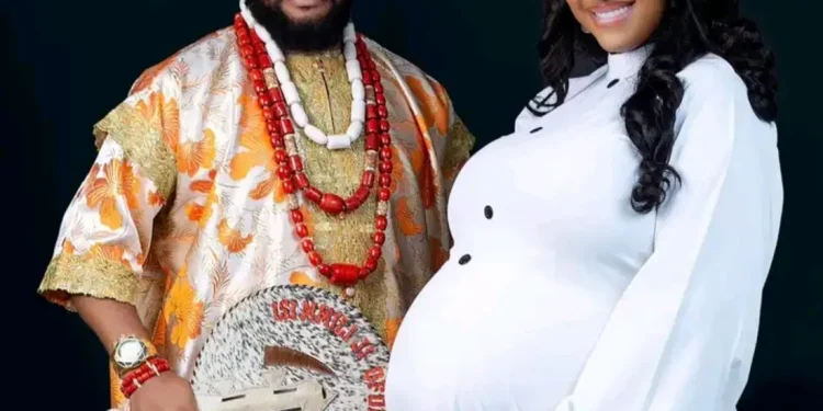 Yul Edochie, Judy Austin Celebrate Arrival Of Baby Girl