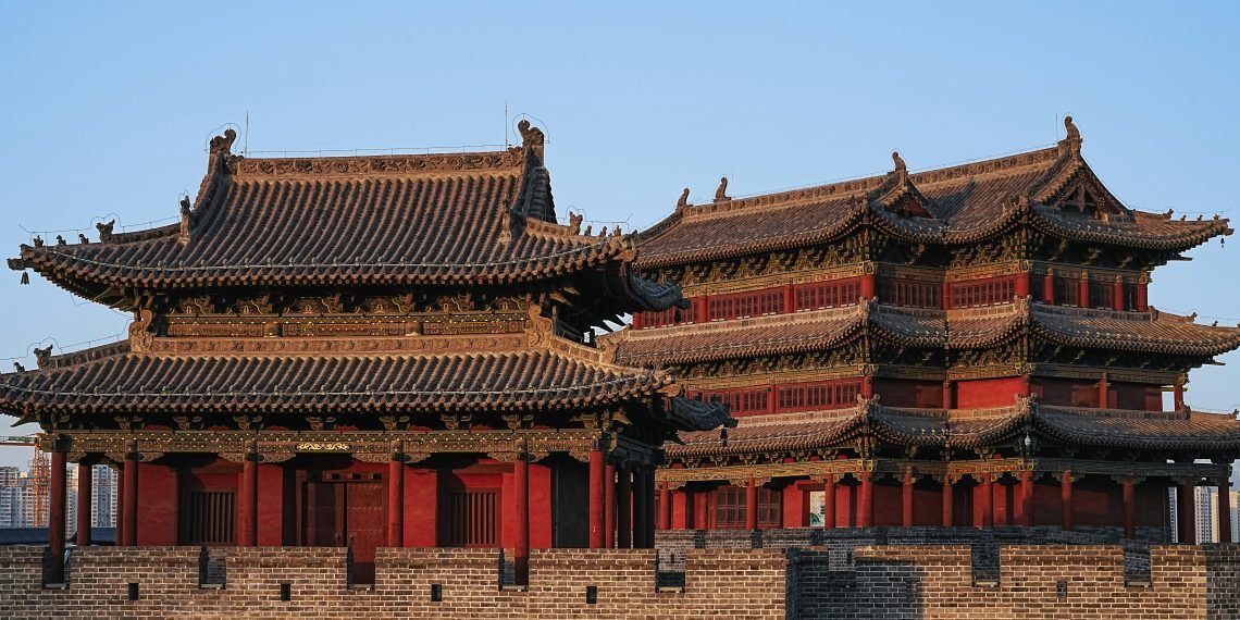 Ming Dynasty Tower Roof Collapses in China