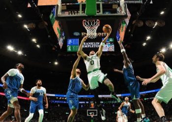 Tatum Has Surgery for Cut Achilles, Out For Rest of the Playoffs