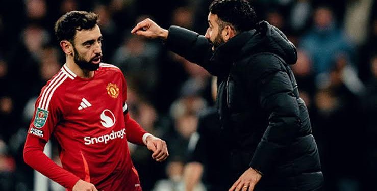 Amorim Claims Bruno Fernandes Will Remain Despite Saudi Interests