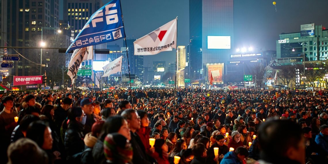 South Korea’s President Lee Vows to Restore Democracy